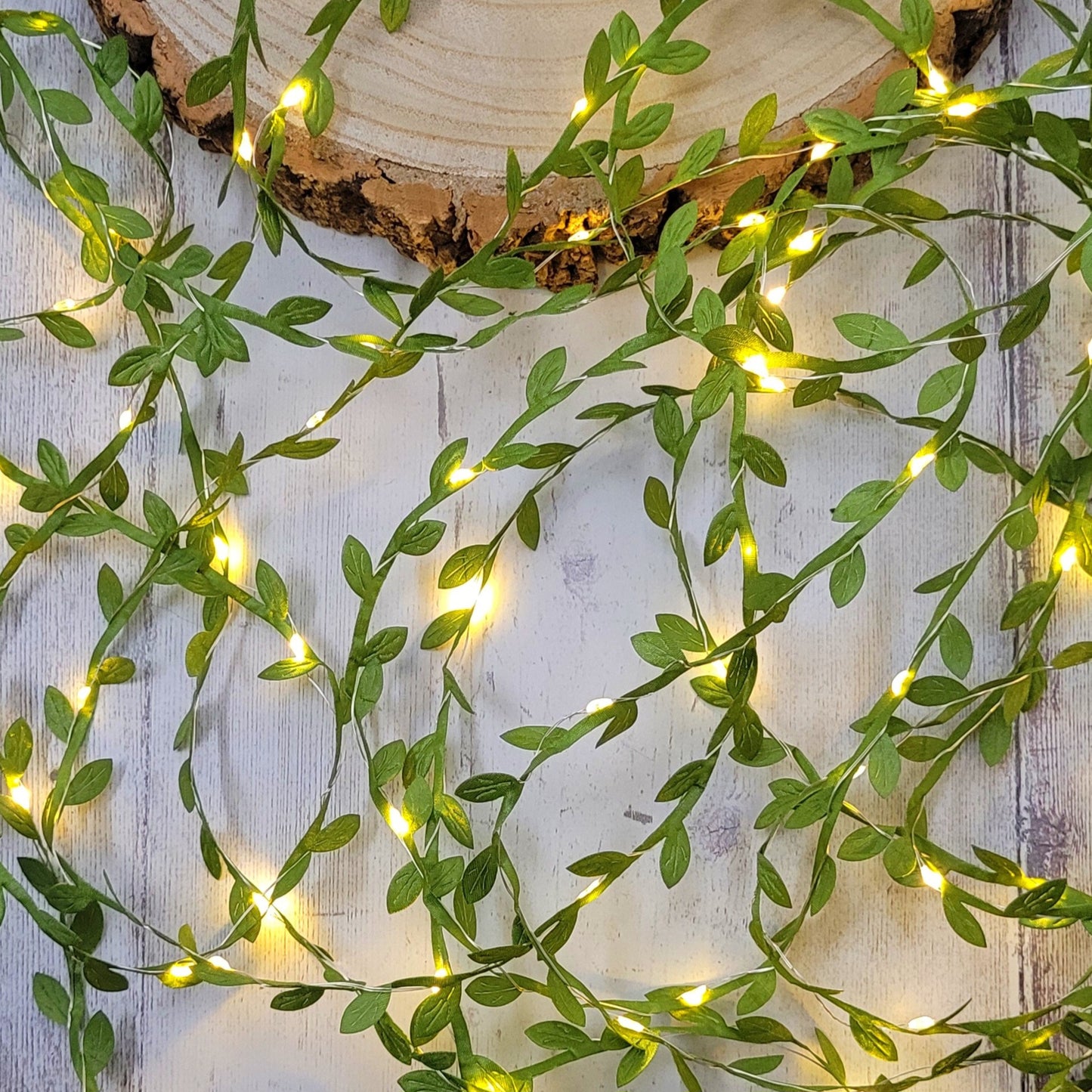 Green Leaf Fairy Lights
