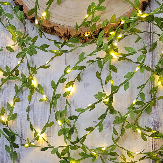 Green Leaf Fairy Lights
