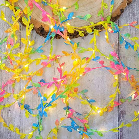 Rainbow Leaf Fairy Lights