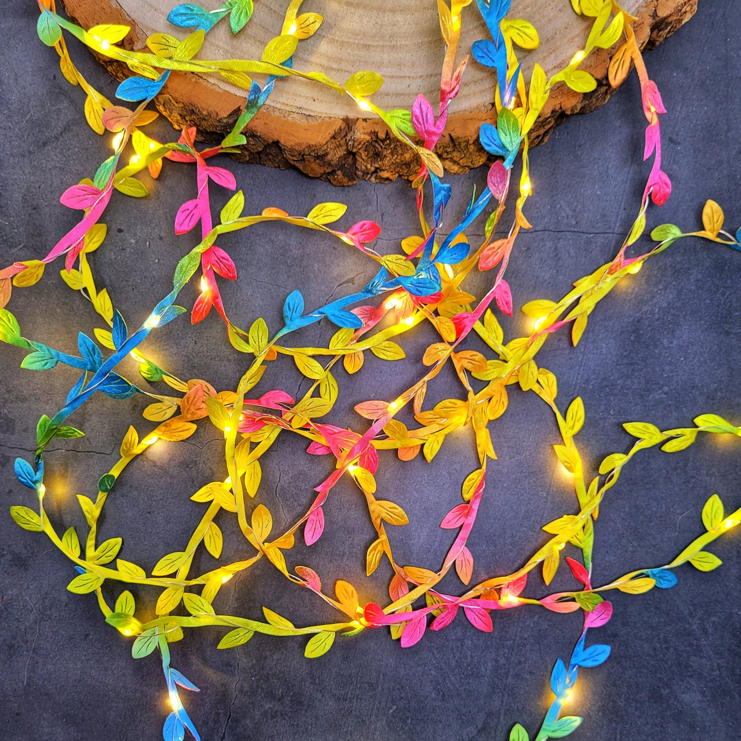 Rainbow Leaf Fairy Lights