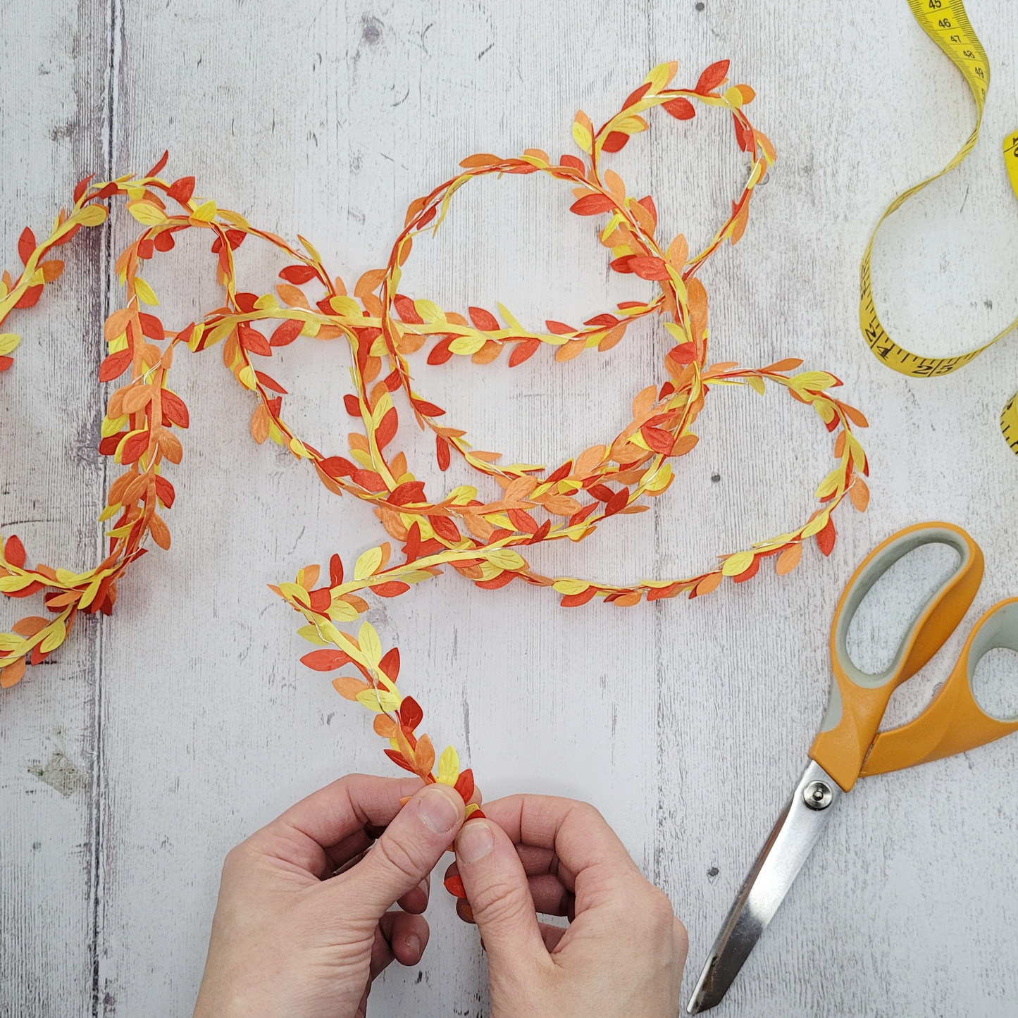 Autumn Coloured Fairy Lights - Red Orange & Yellow