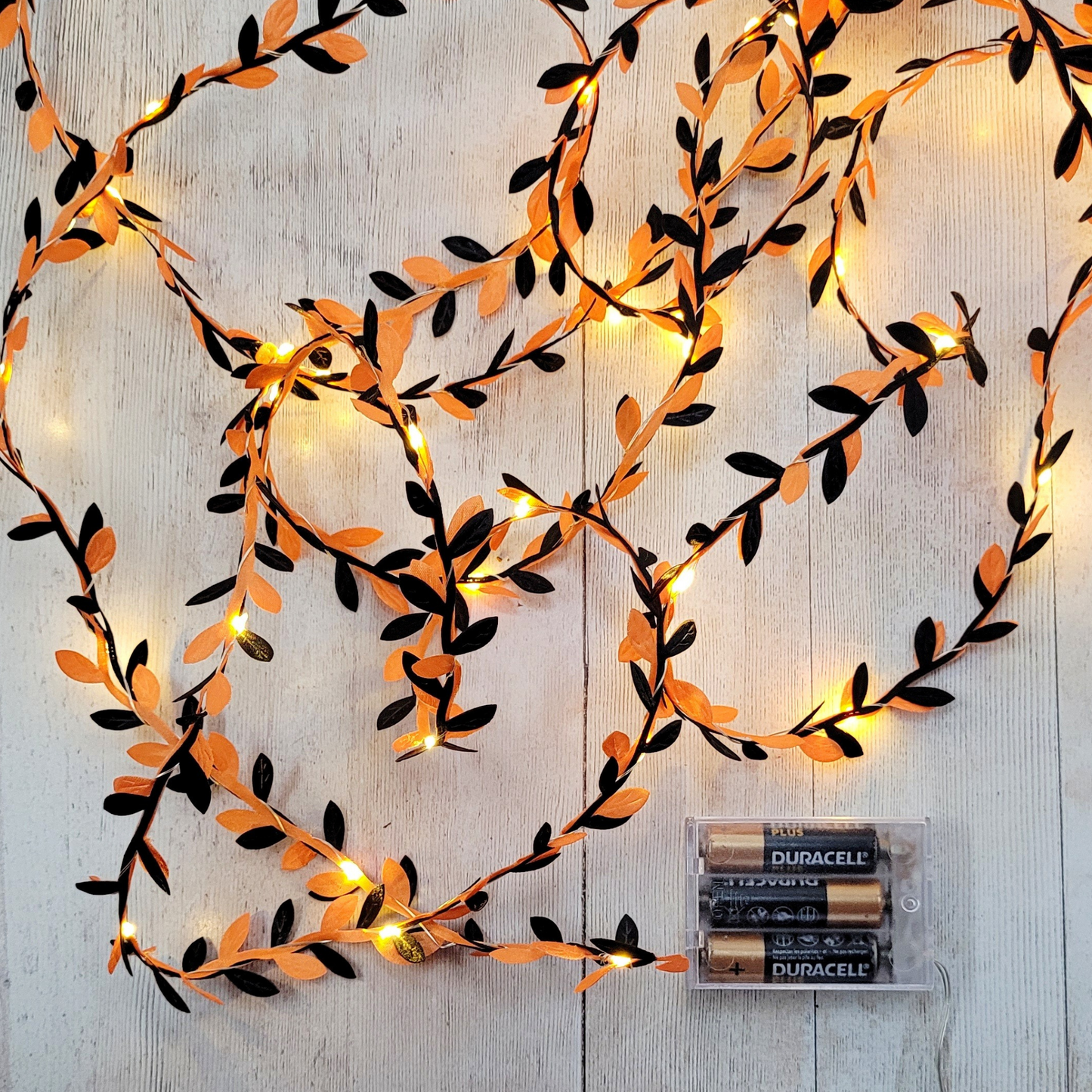 Black & Orange Fairy Lights
