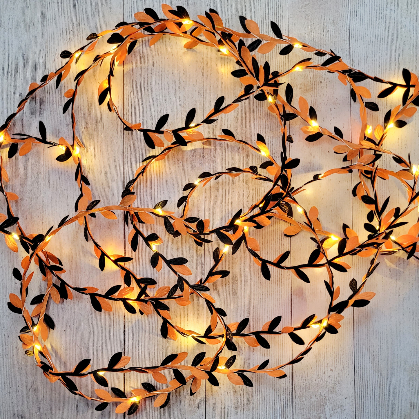 Black & Orange Fairy Lights