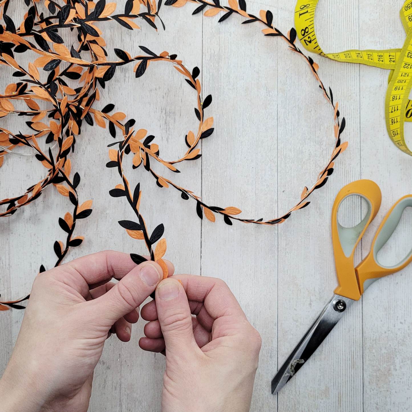 Black & Orange Fairy Lights