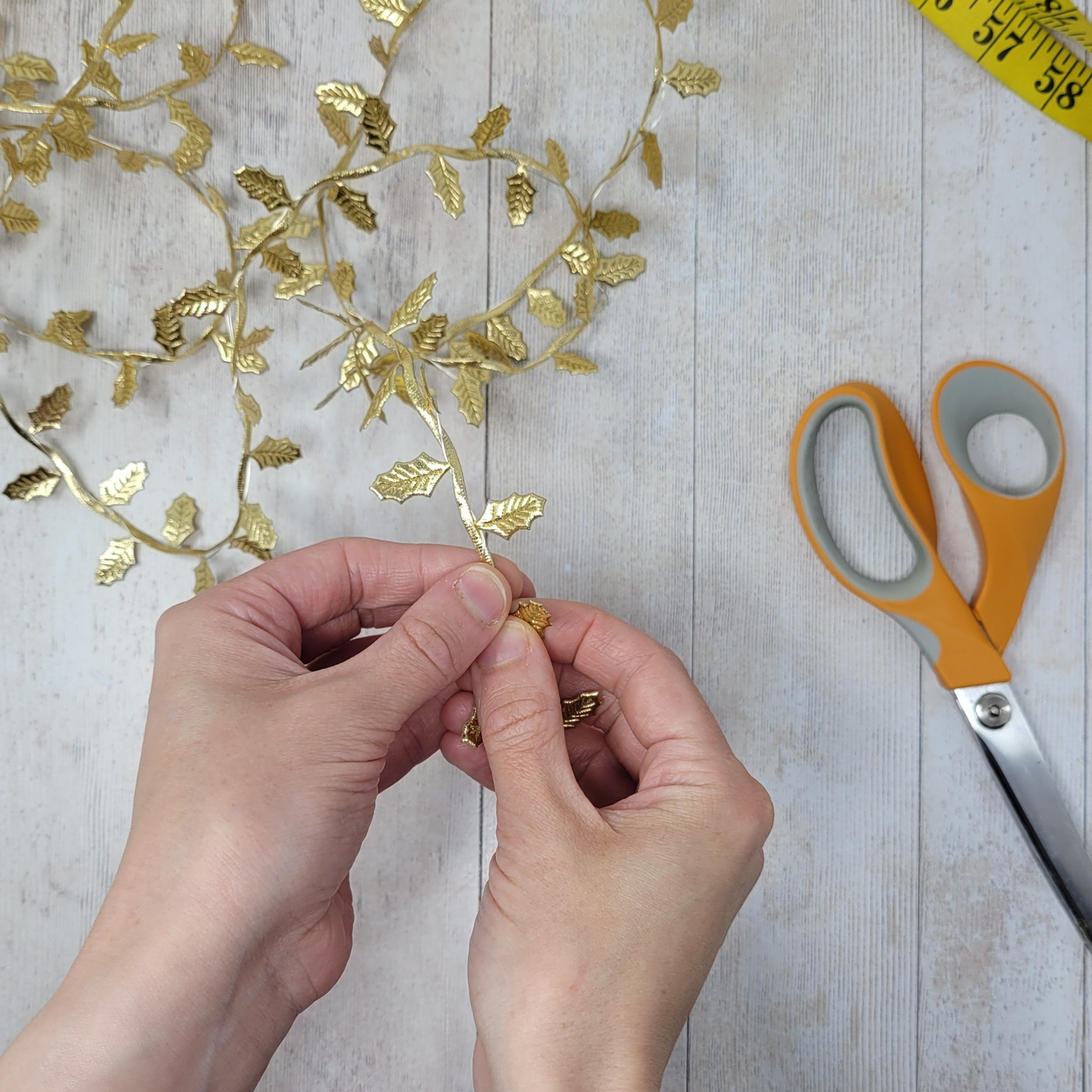 Gold Holly Fairy Lights