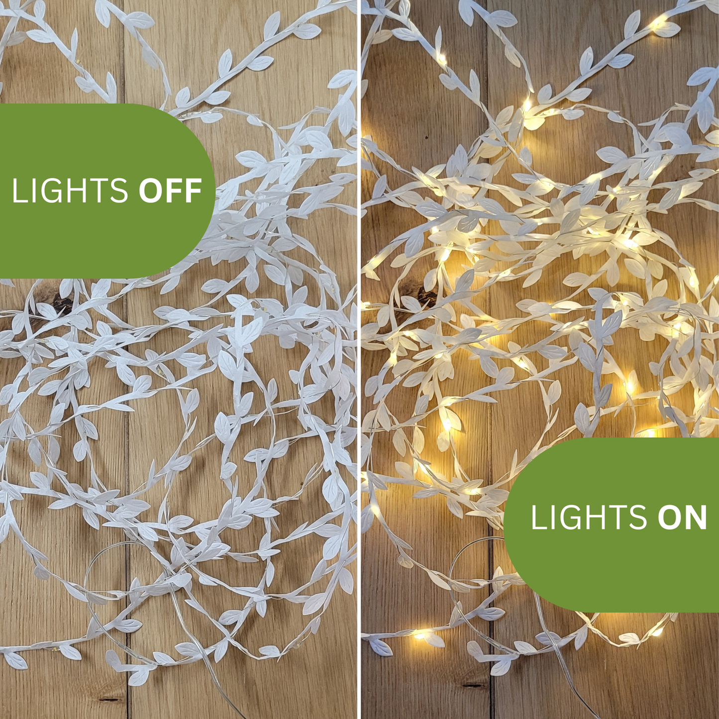 White Leaf Fairy Lights