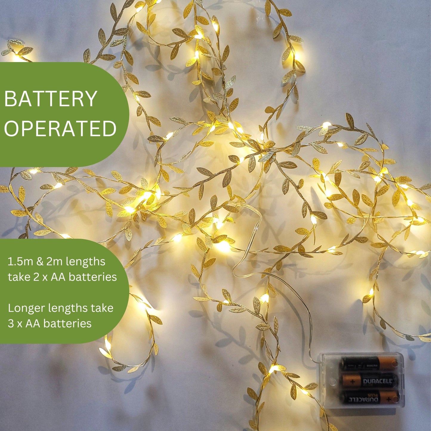 Gold Leaf Fairy Lights