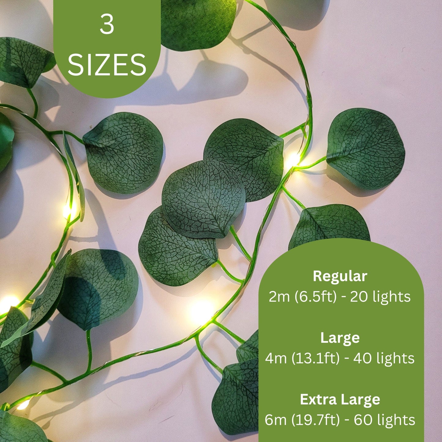 Eucalyptus Leaf Fairy Lights