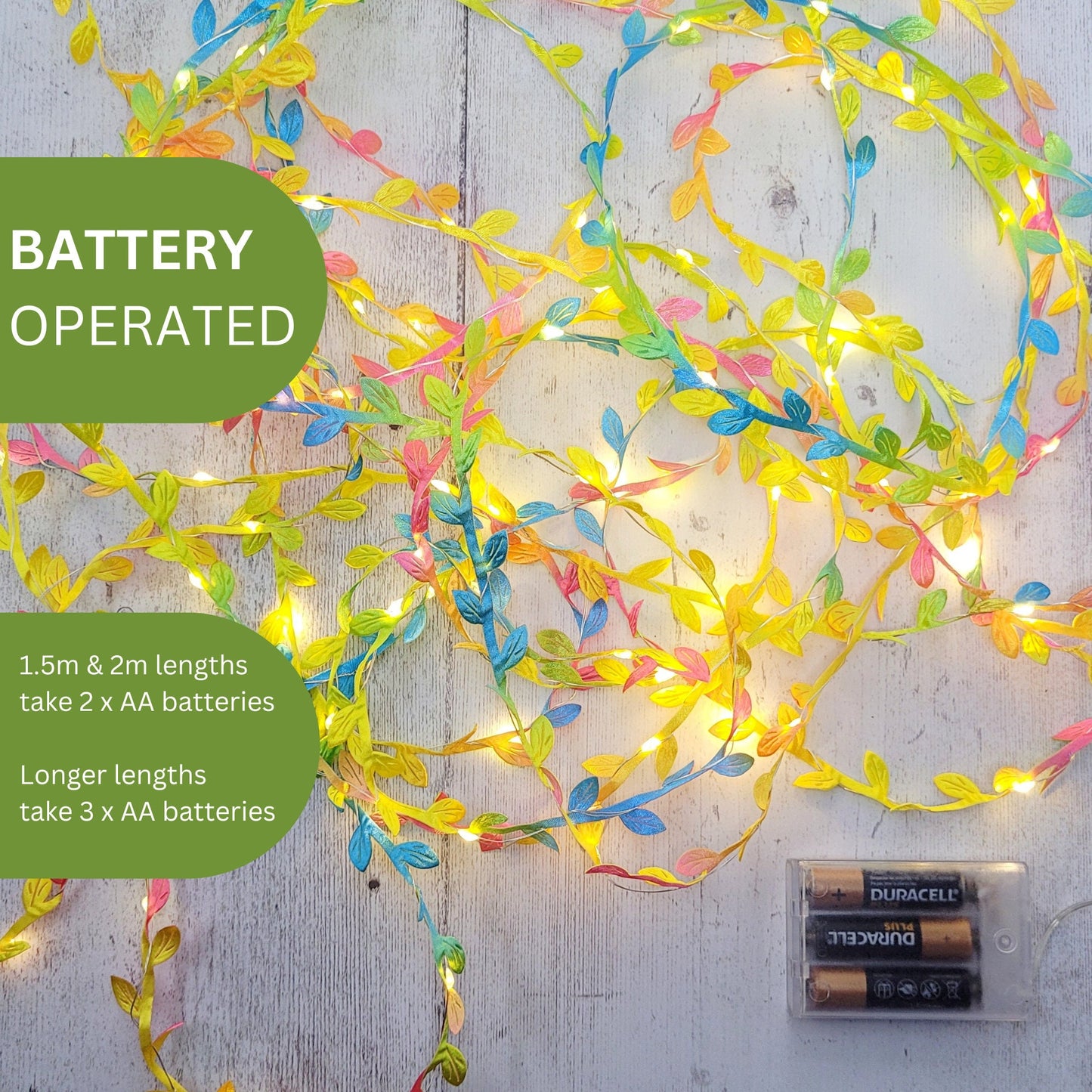 Rainbow Leaf Fairy Lights