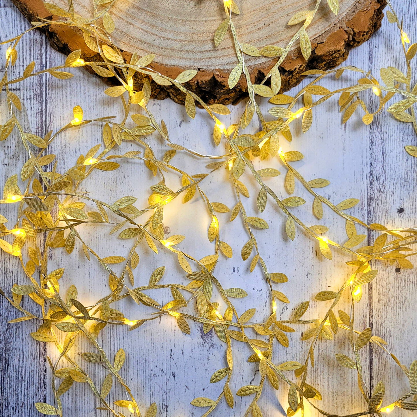 Gold Leaf Fairy Lights