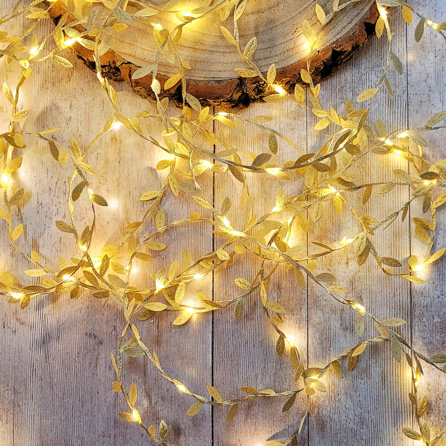 Gold Leaf Fairy Lights