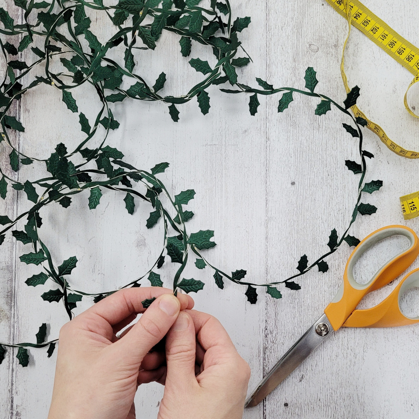 Green Holly Fairy Lights