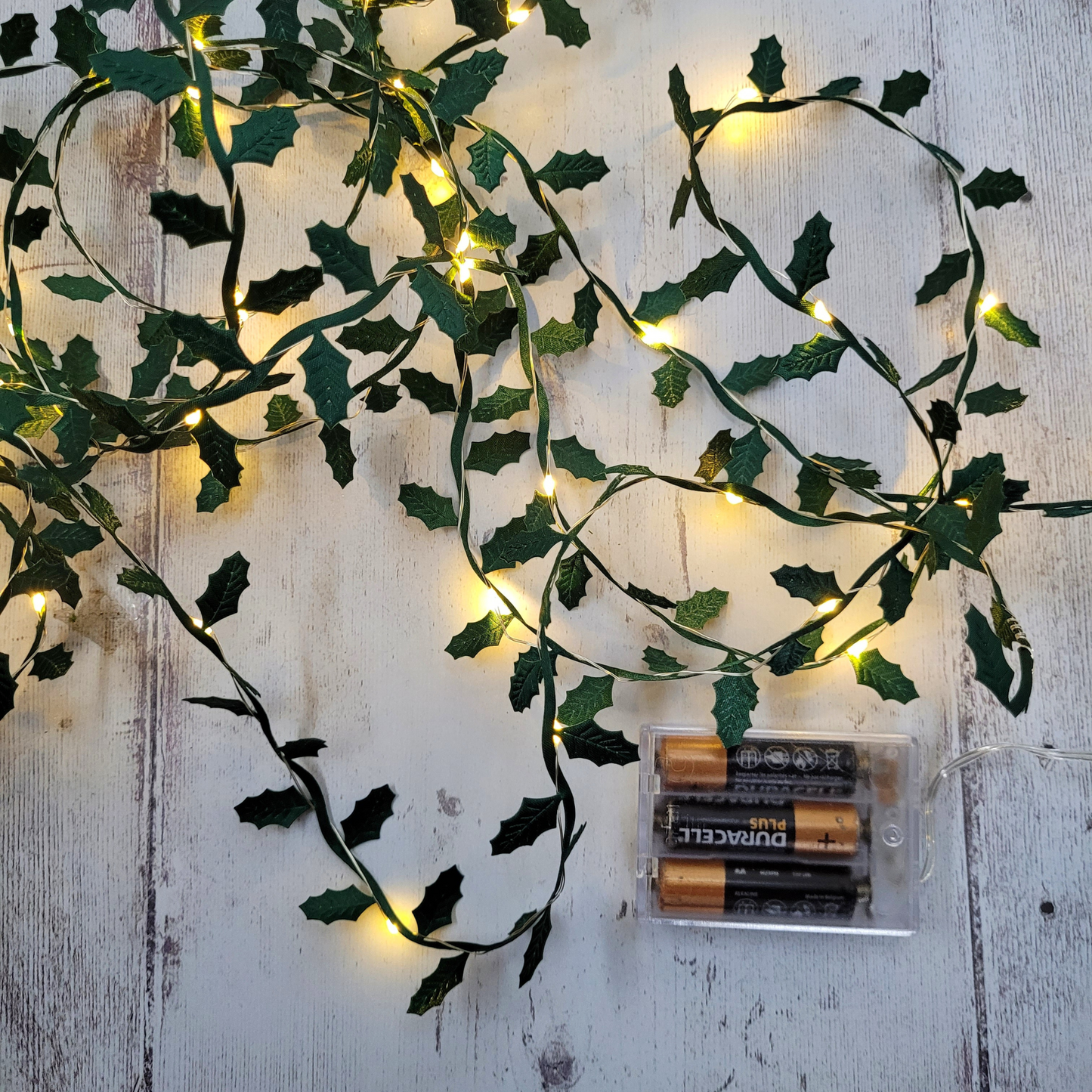 Green Holly Fairy Lights